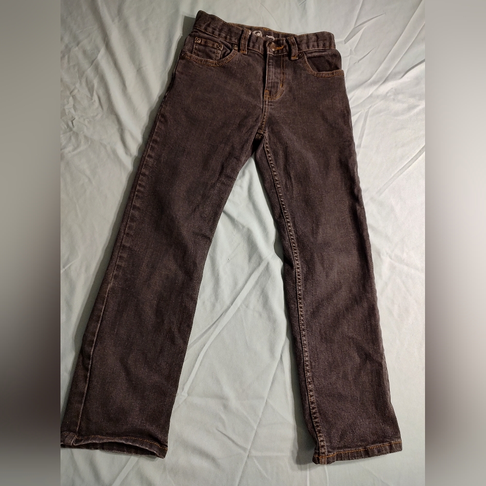 Wonder Nation boys jeans size 10 slim, black